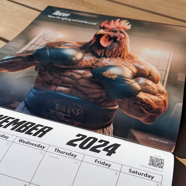 Red Hot Roosters 2024 Chicken Calendar PowerGrow Systems & Utah