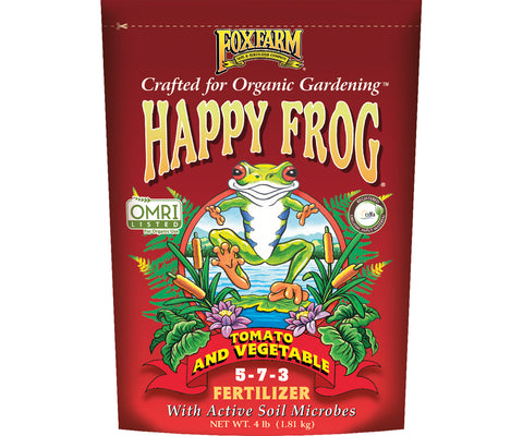 Happy Frog Tomato & Vegetable Fertilizer NPK 5-7-3, 4 Pounds