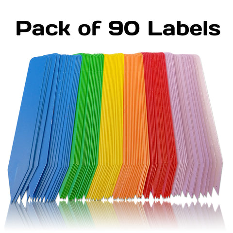Multi-Colored Plant Labels - Pack of 90