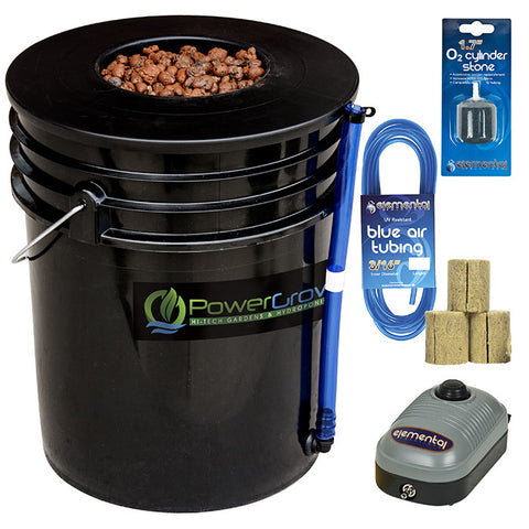 PowerGrow Deep Water Culture System - 6" for Small/Medium Plants