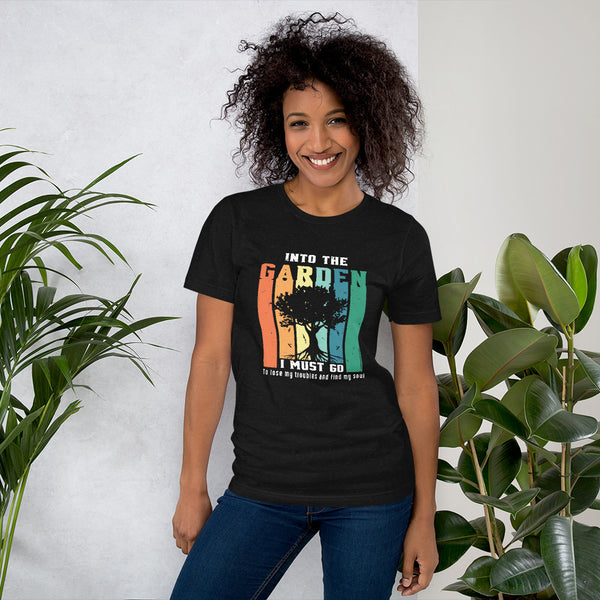 Into the Garden Unisex T-Shirt – PowerGrow Systems & Utah Hydroponics