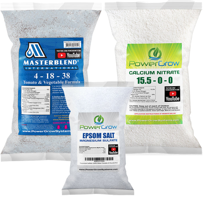 What Is the BEST Fertilizer For Hydroponic Gardens? Masterblend from PowerGrow
