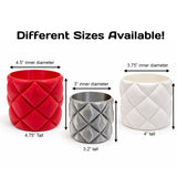 Pillow Planter – Modern Quilted Decorative Plant Pot for Succulents & Indoor Plants