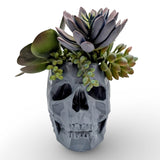 Modern Skull Planter – Geometric Skull Pot for Succulents & Home or Office Décor