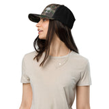 Camouflage trucker hat PowerGrow Roots design