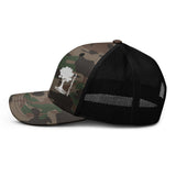 Camouflage trucker hat PowerGrow Roots design