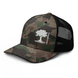 Camouflage trucker hat PowerGrow Roots design