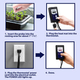 Heat Mat Thermostat - Digital Thermostat Controller for Heat Mats
