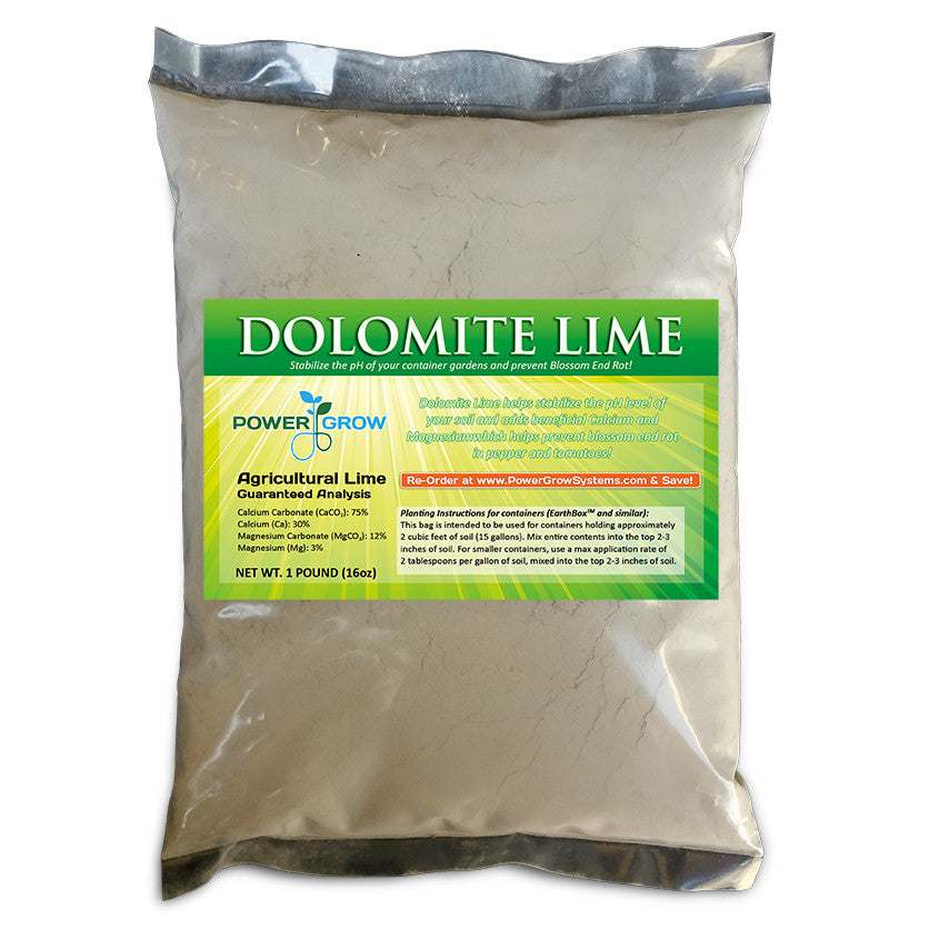 Dolomite Lime / Garden Lime PowerGrow Systems & Utah Hydroponics