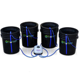 PowerGrow Deep Water Culture 4 Bucket System - 10" for Medium/Large Plants